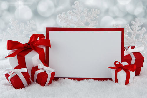 Rectangle Red A6 64 Open Christmas Paper Gift Boxes