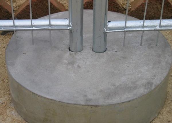 Wire Mesh Infilled Construction Site Temporary Steel Fence Hot Dip Galvanized