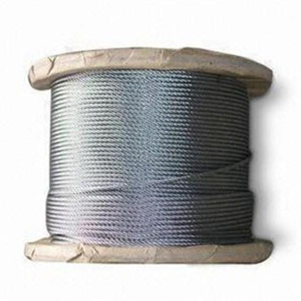 Câble de remorquage en acier galvanisé 6 X 19+FC, 12mm, résistance à la traction 1570-1960MPa