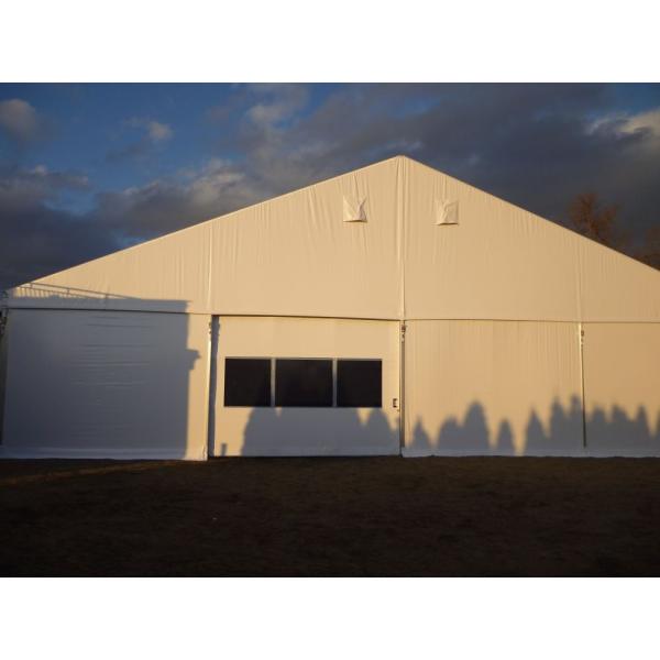 Aluminium Alloy White PVC Marquee Party Tent 8x8M , Outdoor Wedding Tent European Style