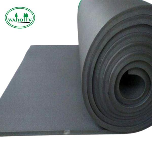 Rolo de espuma 40mm natural autoadesivo da borracha da isolação da pilha preta de Colsed