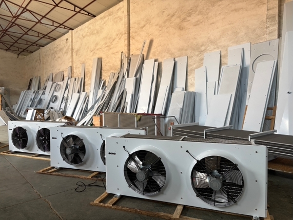 Customized OEM Low Noise 1 Year Warranty High Efficiency Condensing Air Cooler for Cold Room