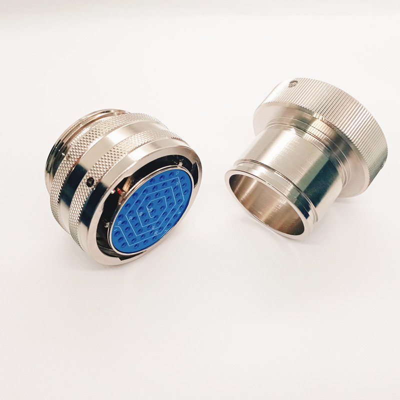 Y11P*II-2255TK5 55 Pin Bayonet Circular Aviation Connector with Aluminum Alloy Shell and Gold-Plated Contacts