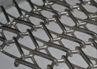 Cleanable Stainless Steel Conveyor Chain Mesh Belt Used For Architectural Decoration