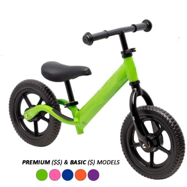Soft-tail Frame 18 INCH Steel Rim Lightweight Balance Bike for Toddlers and Kids