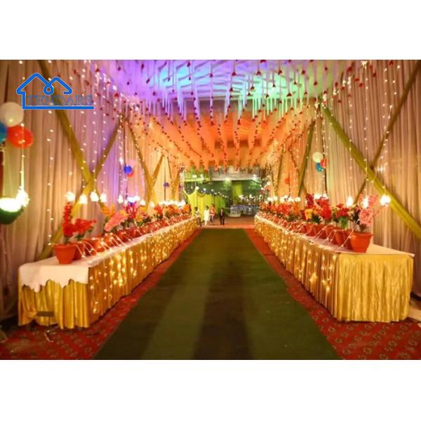 Customized Luxury Wedding Marquee Tents Waterproof For Outdoor Winter Function Tent House