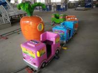 Cute Shape Kid Train Rides 4 People Scratch Resistant 30M Standard Railway