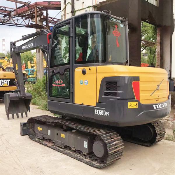 Original Hydraulic Valve 6 Ton Used Mini Excavator Volvo EC60 in Good Condition from Korea