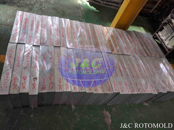 Aluminum Rotational Molds With Mirror Surface Treatment , Ice Boxes Roto Moulder
