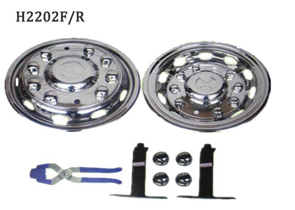 22.5 Universal truck wheel cover 22.5inches aluminu rims stainless wheel China Man bus truck Ankia Setra Volvo Neoplan