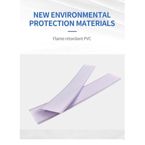 Profil en plastique blanc personnalisé bordure décoration PVC bande PVC bande décoration S revêtements muraux PVC décoratifs