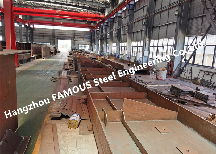 Складывать плиты Америки стандартный Astm A588 Corten и структурный стальной мост ферменной конструкции