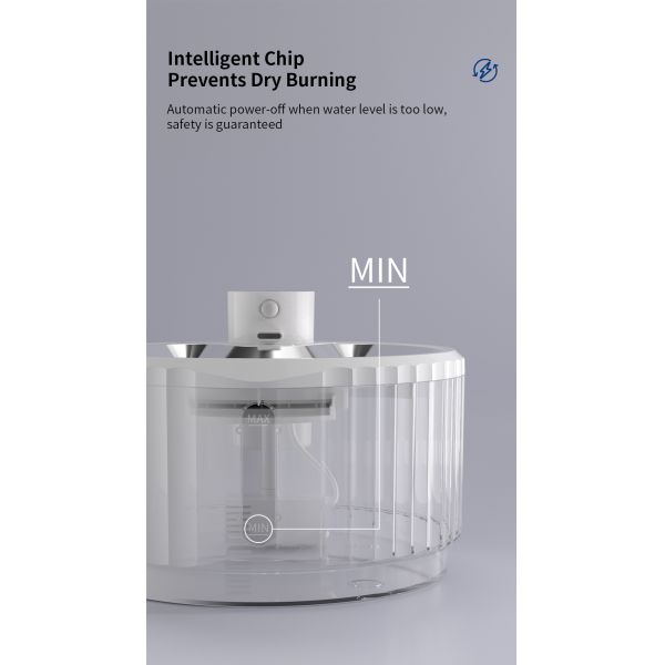 2.8L Intelligent Pet Water Dispenser for Cats and Dogs Smart Automatic Cat Fountain and Drinking Bowl Charge Power Source