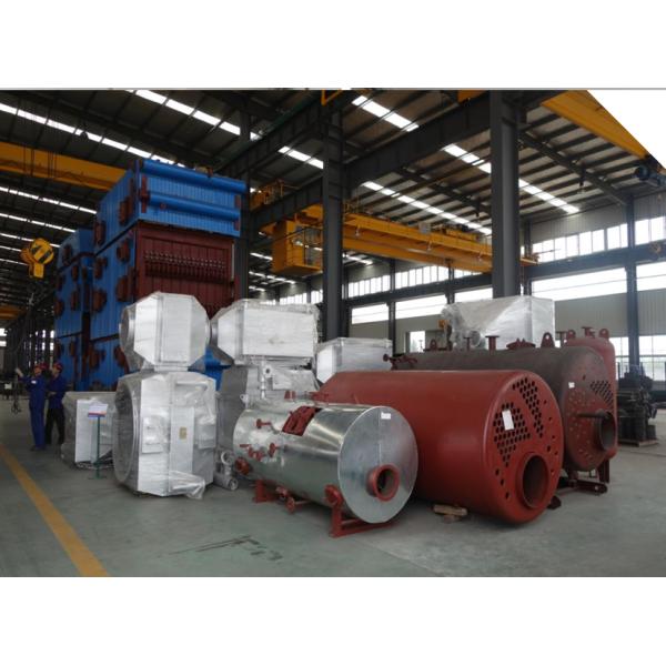 Finned Tube Generator Set Waste Heat Boiler / Exhaust Gas Hot Water Boiler 500 KW
