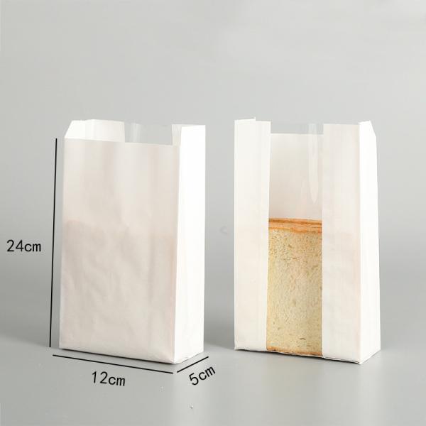 oEM ODM Loaf Packing Food Paper Bags With Window