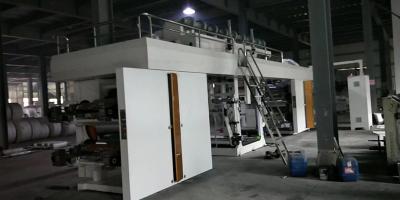 A mini máquina de impressão 15kw da etiqueta do CI Flexo 6 colore o cilindro central