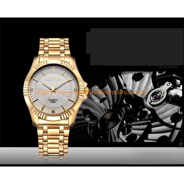 050A Stainless Steel Watch Black White Gold Watch Golden Watch Luxury Watch Gift Watches