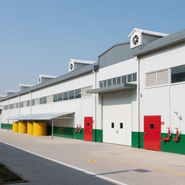 Metal Low Costs Prefabricated Steel Structure Industrial Workshop