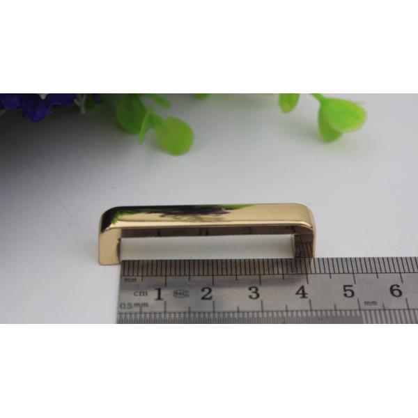 Handbag accessory hanging brush anti brass color zinc alloy 38 mm metal arch bridge for sales