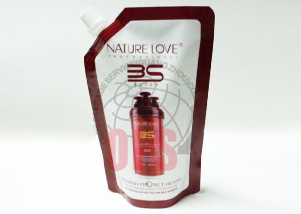 200ml Shampoo Stand Up Pouches With Side Cap Spout For Supermarket