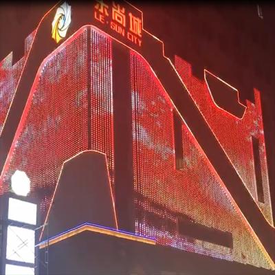 P125 SMD3535 RGB LED Mesh Screen IP67 Outdoor 12V 48W
