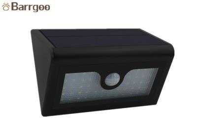 38LED Big Triangle Solar LED Wall Light Lamp 6W Black 8 Hours Charge Time