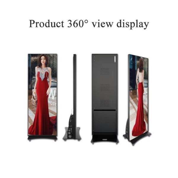 HD Durable Foldable LED Screen Poster Portable Advertising Player Viedo Wall Panels P1.25 P1.538 P1.86 P2 P2.5 P3