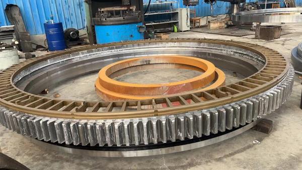 Double Row Dia 10000mm Cross Roller Slewing Bearing and stacker bearing and marine bearuing factory price