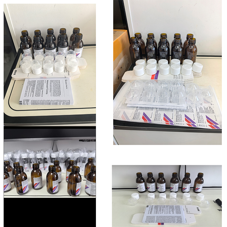 Empty 90ml Glass Makatussin Bottle