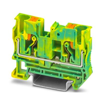 Phoenix Contact 3211822 Din Rail Terminal Blocks Ground Type Earth Terminals PT 6 PE Protective conductor terminal block

