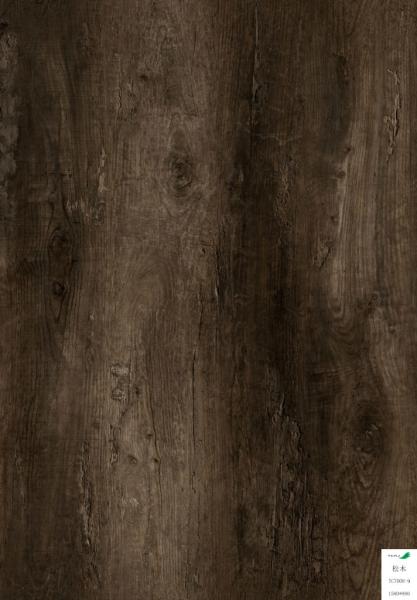Fireproof Rigid Vinyl Flooring / Plastic Plank Flooring 1220*180mm Size
