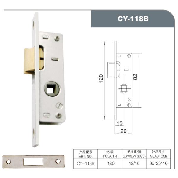 Iron Aluminum Door Lock Set Surface Mounted High Durability Aluminum Padlock