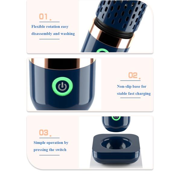 Restaurant Vegetable Cleaner Capsule Shape USB Food Cleaner for Small Fruit and Vegetables