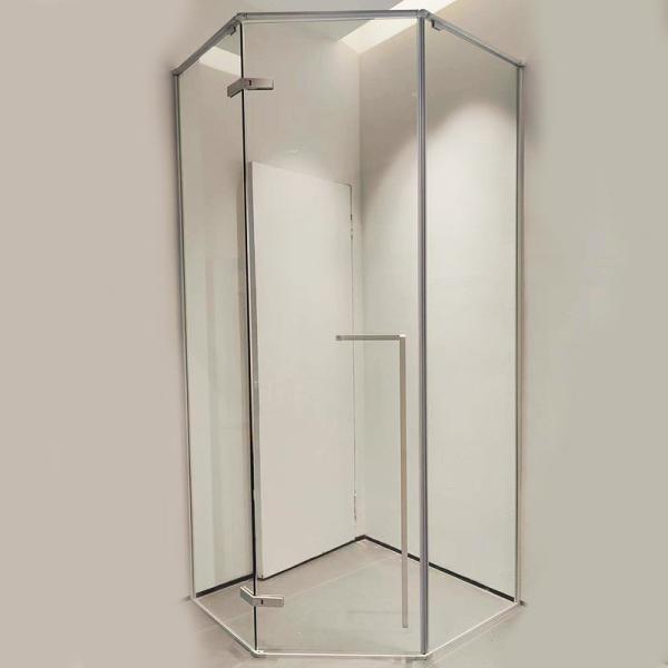 SUS304 Stainless Steel Casting Bathroom Glass Door Hinges High accuracy