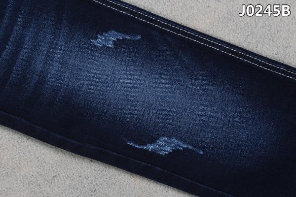 Vortex Spinning Yarn Stretch Cotton Denim Fabric 3/1 Weave Sanforizing