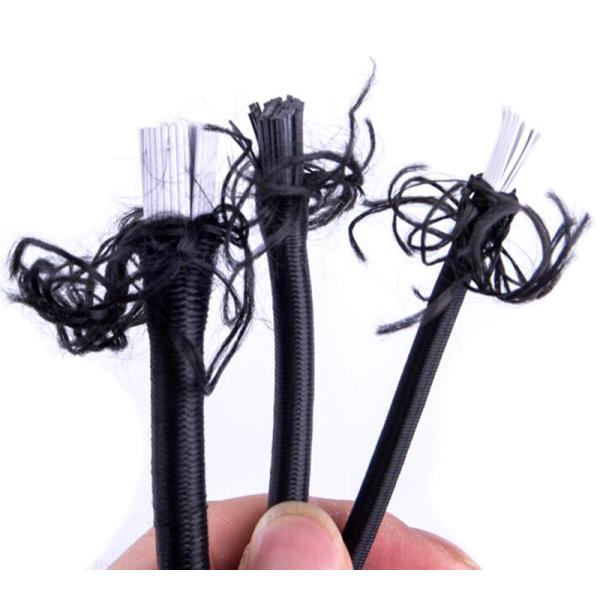 High Strength Elastic Bungee Shock Cord 4mm 5mm Black Bungee Rope Durable and Flexible