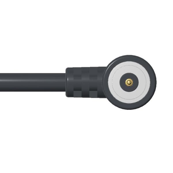 8.0mm Magnetic Cable Connector 3A 2 Pin Pogo Pin Charger Circular For Heated Gloves