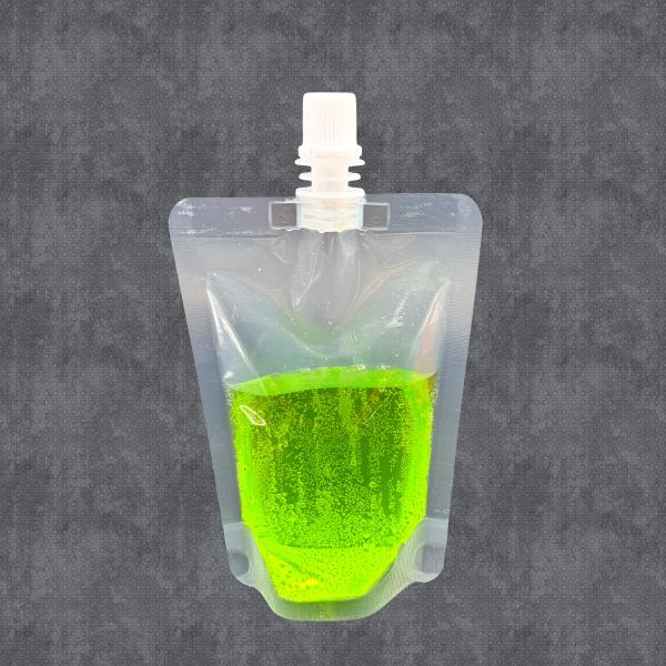 Leak Proof Food Grade Concealable And Reusable Drink Liquid Stand Up Pouches For Fruit Juice