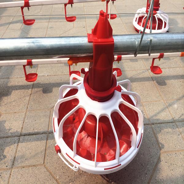 Автоматическая бройлера сельского хозяйства оборудования птицы питаться линия система 45mm 4pan/3m