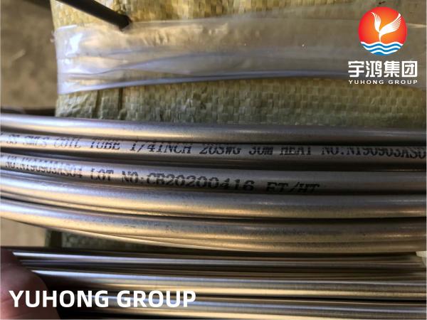 ASTM A269 TP316L Stainless Steel Seamless Coil Tube for Heat Exchangers