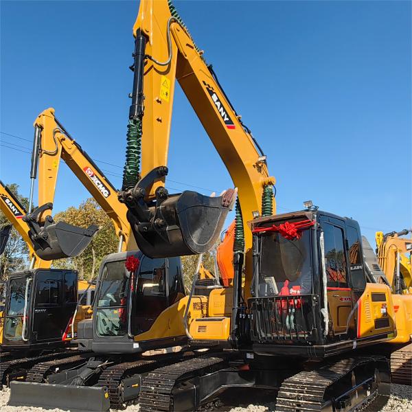 Pequena Sy115 Usadas Sany escavadeiras equipamento de rastreamento 11T