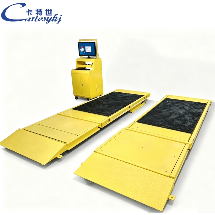 Cartesykj Luxury flat brake tester 13T Vehicle inspection equipment vehicle test lane 2CTHPB-10
