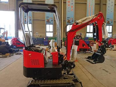 8.2KW One Ton Small Mini Excavator Crawler Digger For Home And Farm Use