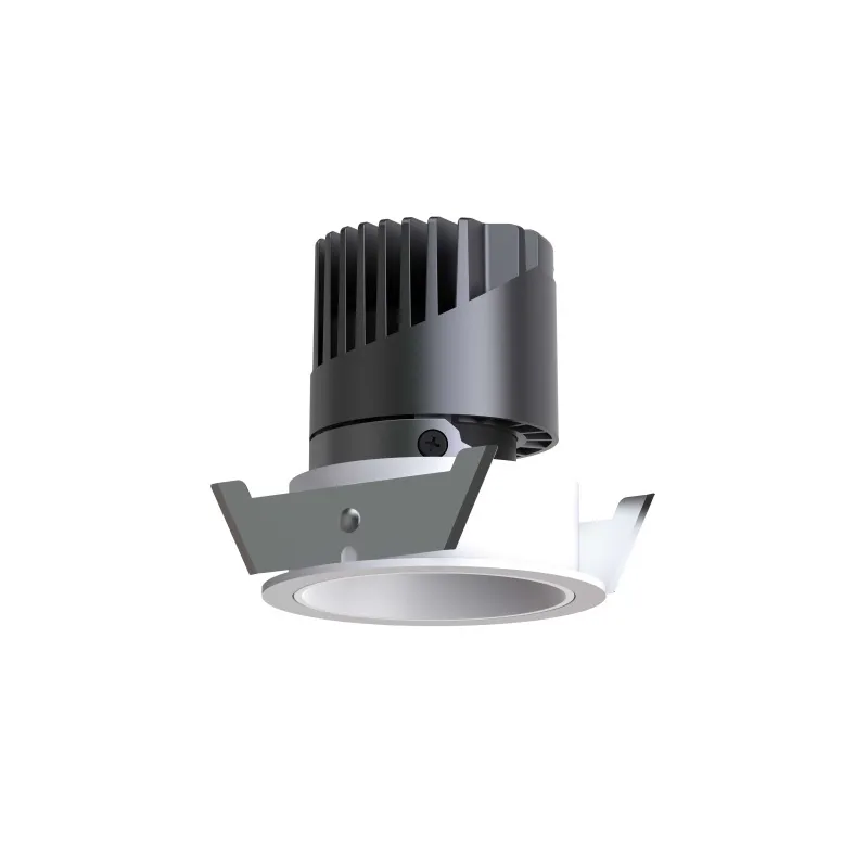 High CRI90 Eye Protection LED Recessed Ceiling Down Light, Frameless Design 15W COB Spot Light for Commercial & Residential Home Lighting
