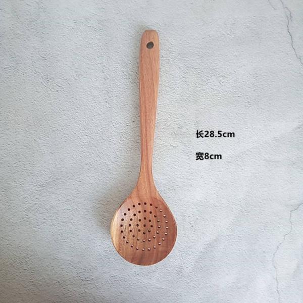 OEM натуральный тек деревянная кухонная ложка набор домашняя кухонная утварь