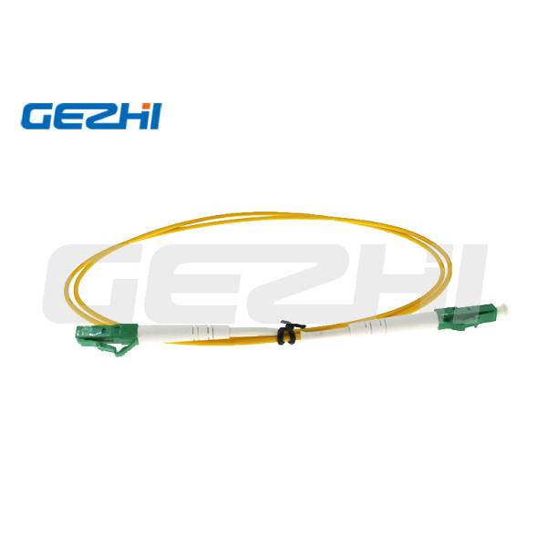 LC/APC to LC/APC Simplex SM Fiber Patch Cord with Low Insertion Loss High Return Loss and LSZH Material for Telecommunication