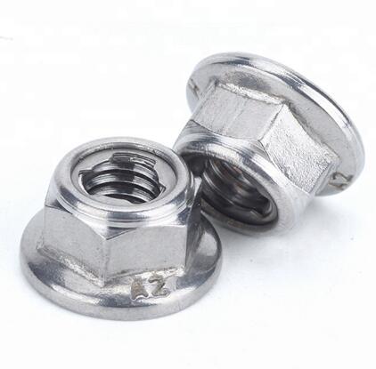 Prevailing Torque Type All Metal Lock Nut Mild Steel Zinc Plate Surface Din6927