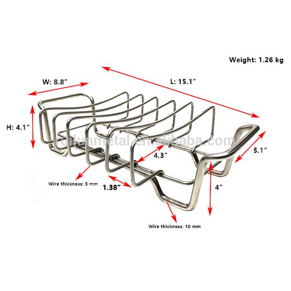 Electrolysic 304 Stainless Steel Metal Wire Mesh For BBQ Grill
