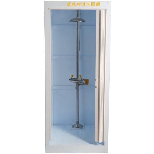 PP Anti-corrosion emergency shower room , eyewash Room Eyewash machine stainless steel Emergency body shower Room