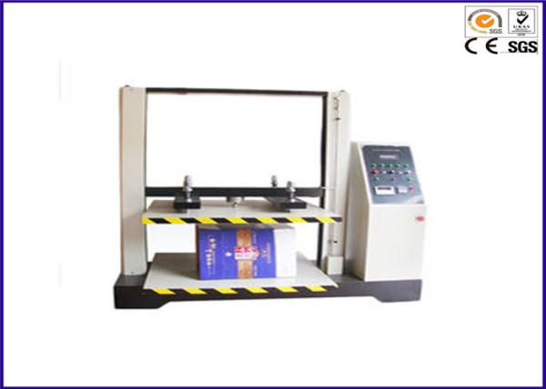 500mm/Min 50KN Compression Test Machine , Servo Control Package Compression Tester